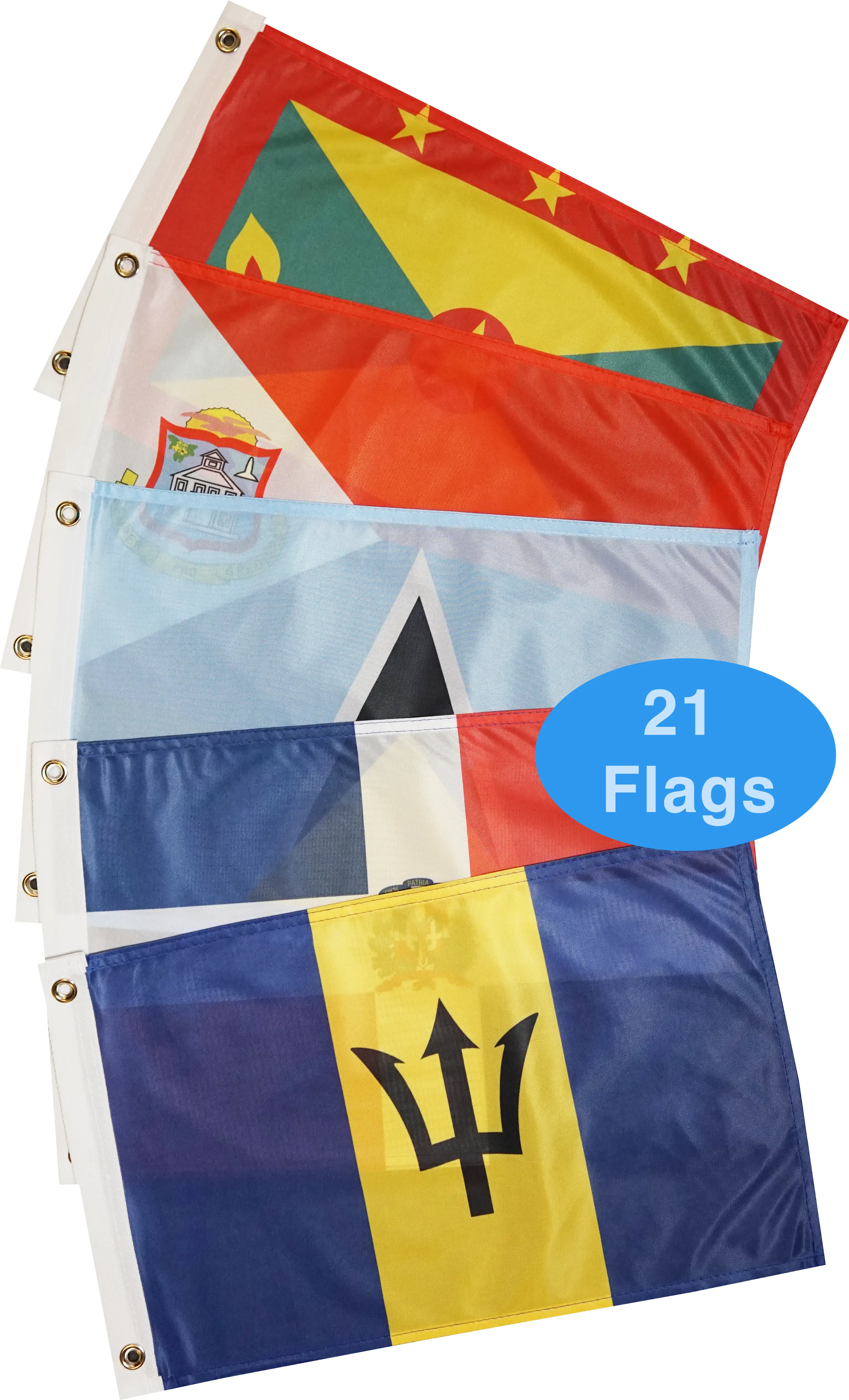 Eastern Caribbean Courtesy Flags