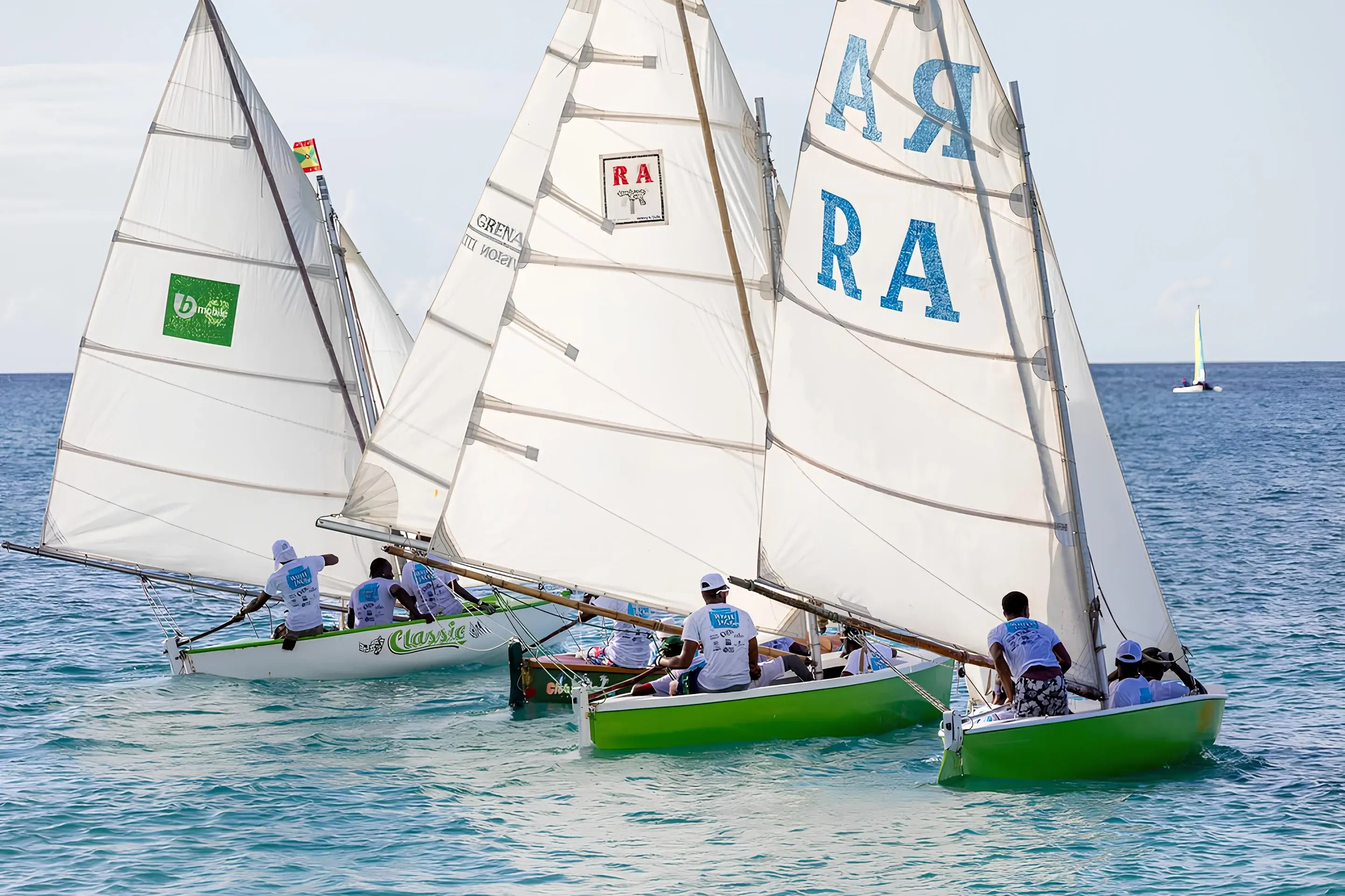 Boats at the Grenada Sailing Festival