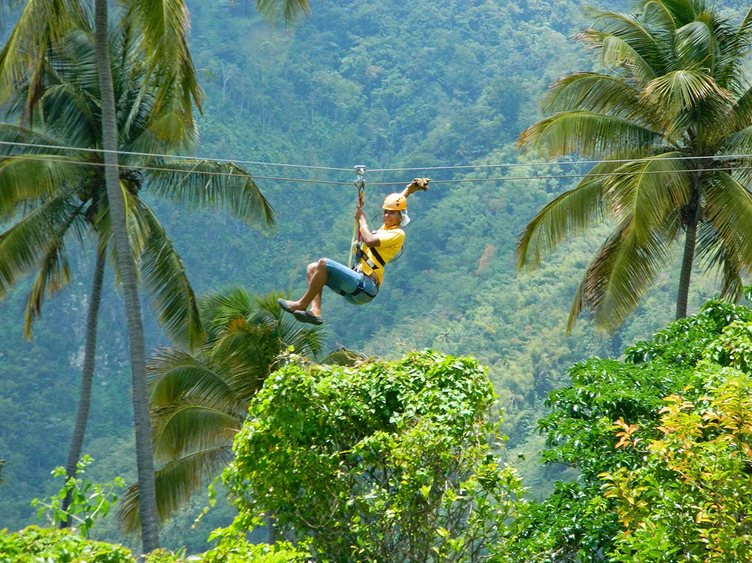 Zip-lines in Saint lucia
