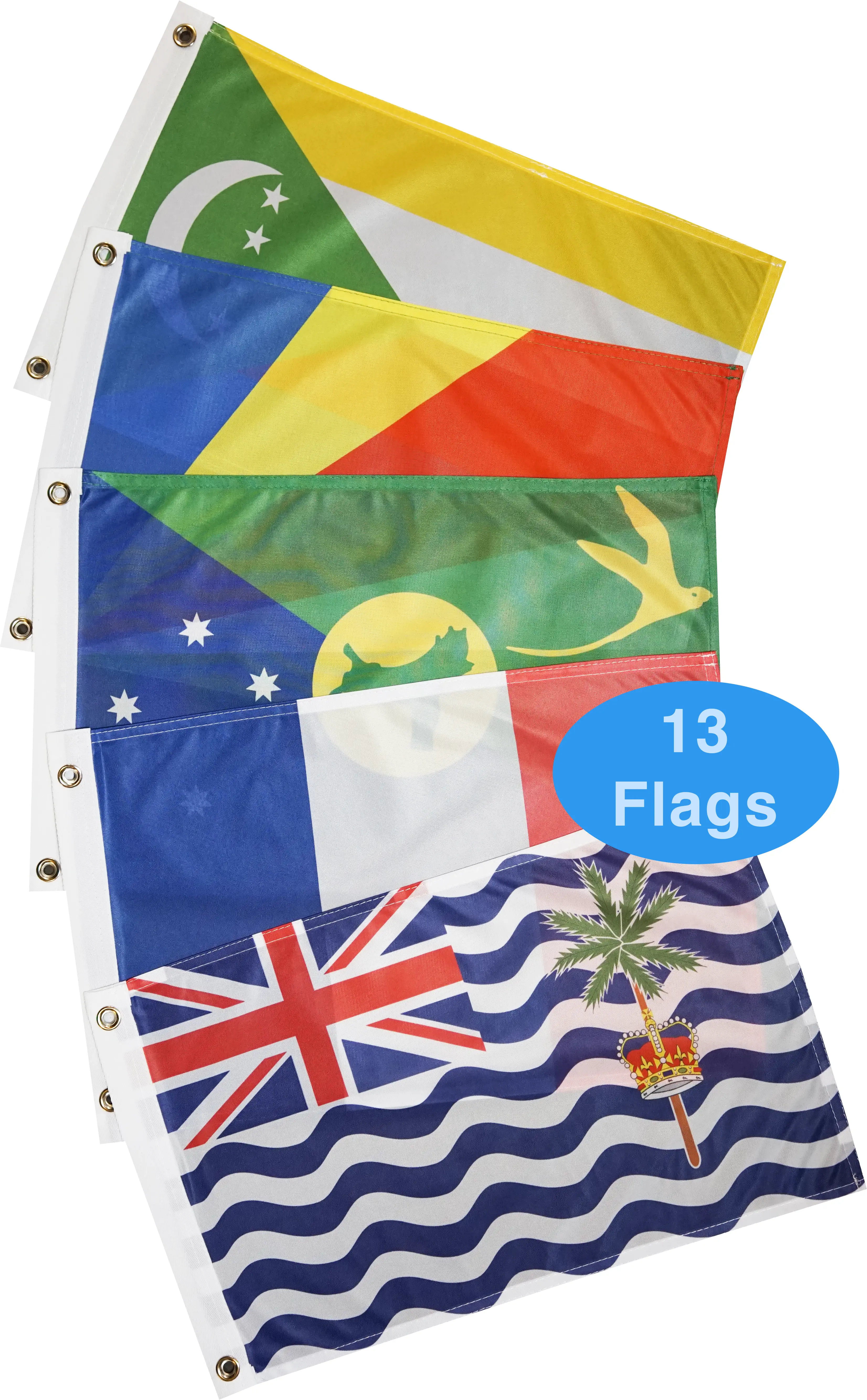 South Indian Ocean Courtesy Flags