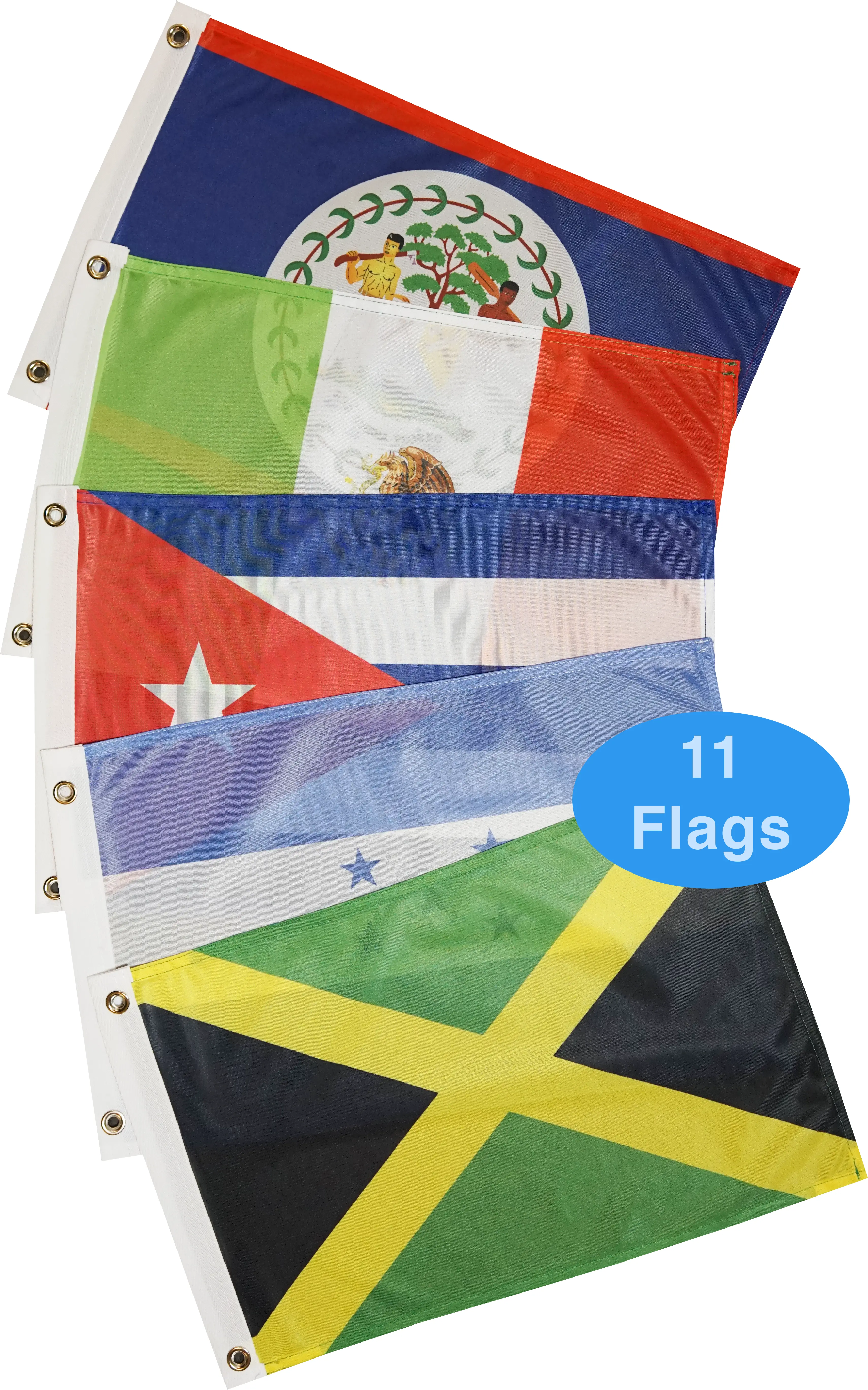 Western Caribbean Courtesy Flags
